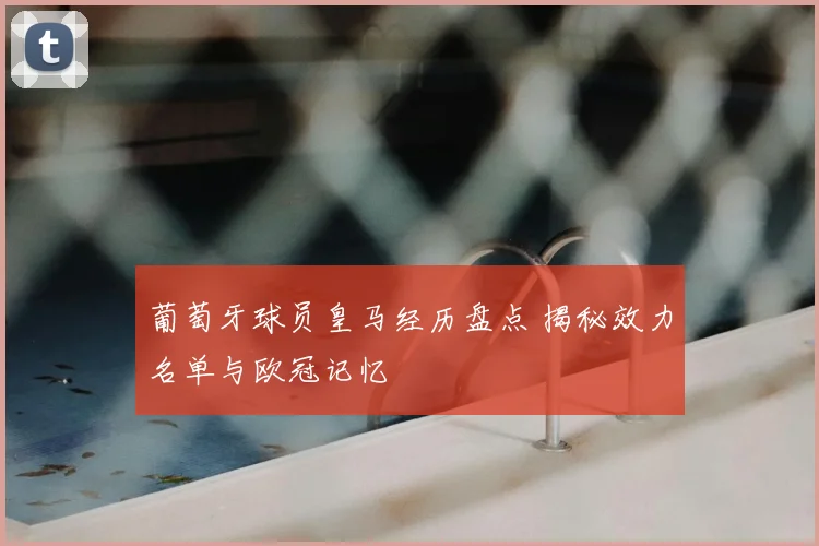 葡萄牙球员皇马经历盘点 揭秘效力名单与欧冠记忆