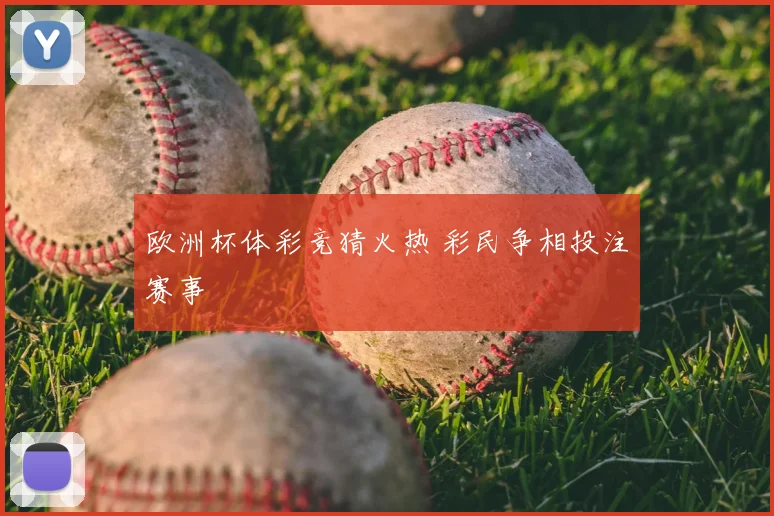 欧洲杯体彩竞猜火热 彩民争相投注赛事