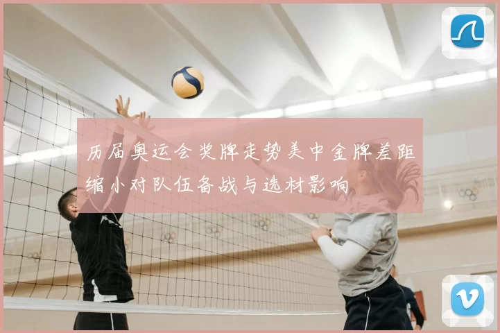 历届奥运会奖牌走势美中金牌差距缩小对队伍备战与选材影响